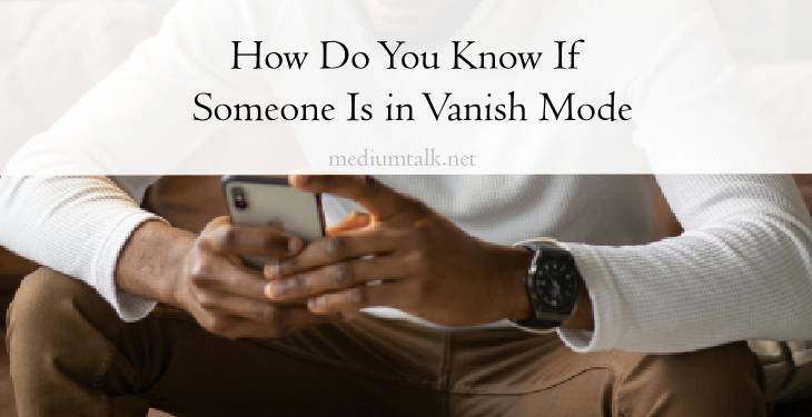 How Do You Know If Someone Is in Vanish Mode?